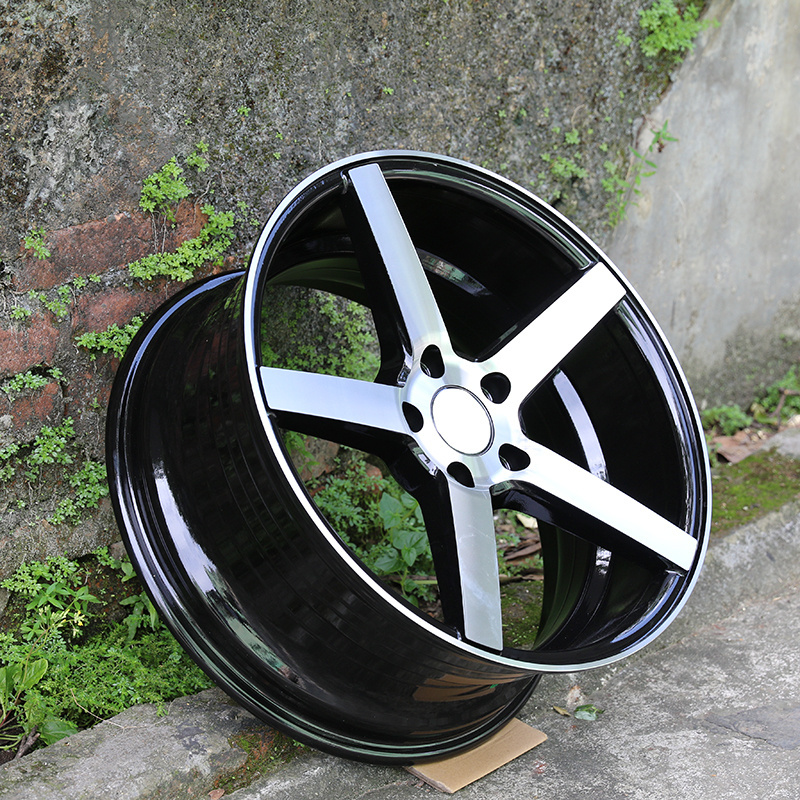 car alloy wheels 14 15 inch 4 5 8 hole alloy wheel rim with bule red lip universal car rim wheel 14 15 16 inch