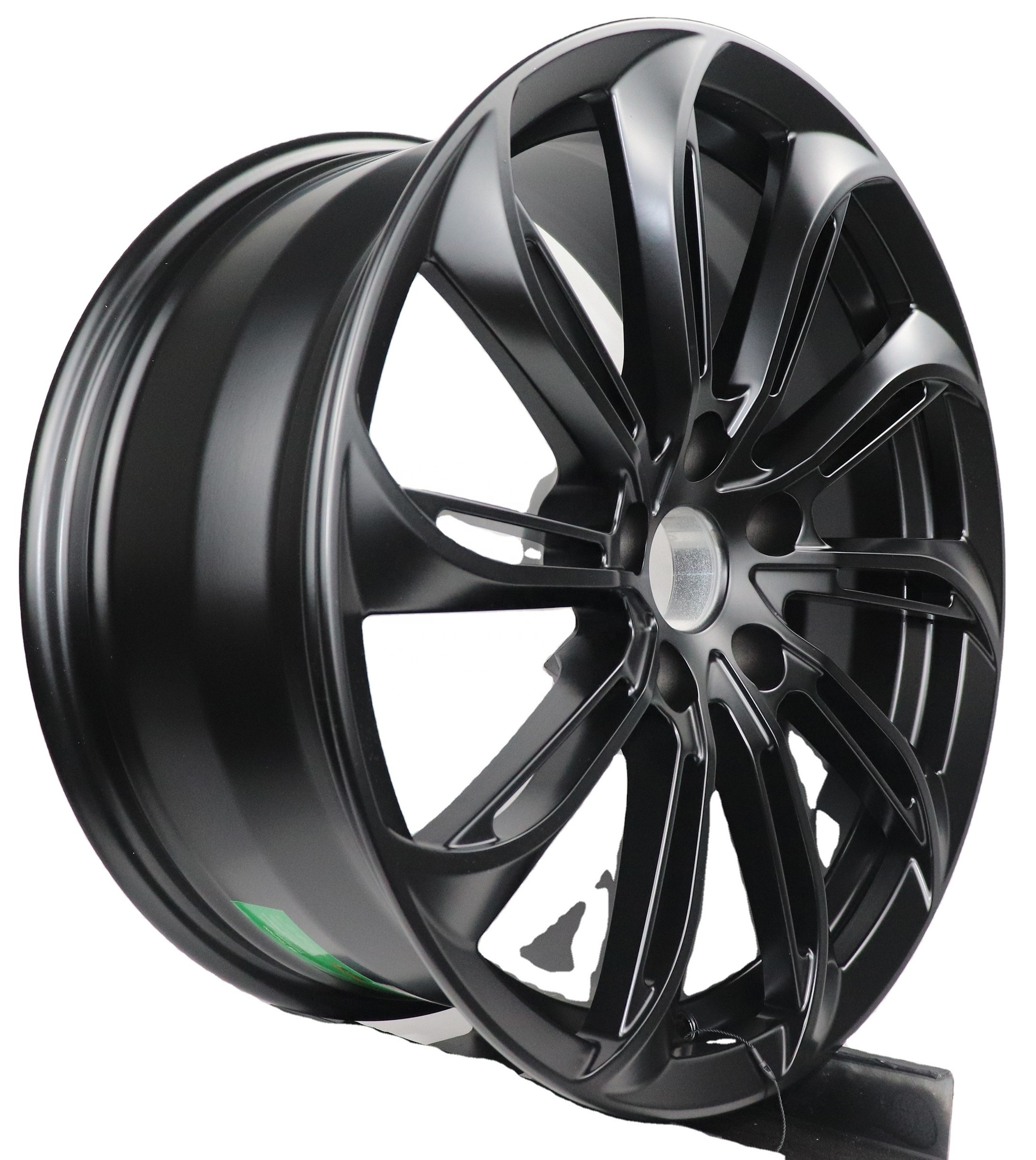 Flrocky Top Level Matte Black 5X114.3 Forging Alloy Wheels 18 Inch 5 Hole Monoblock Forged Wheel Rims For Tesla