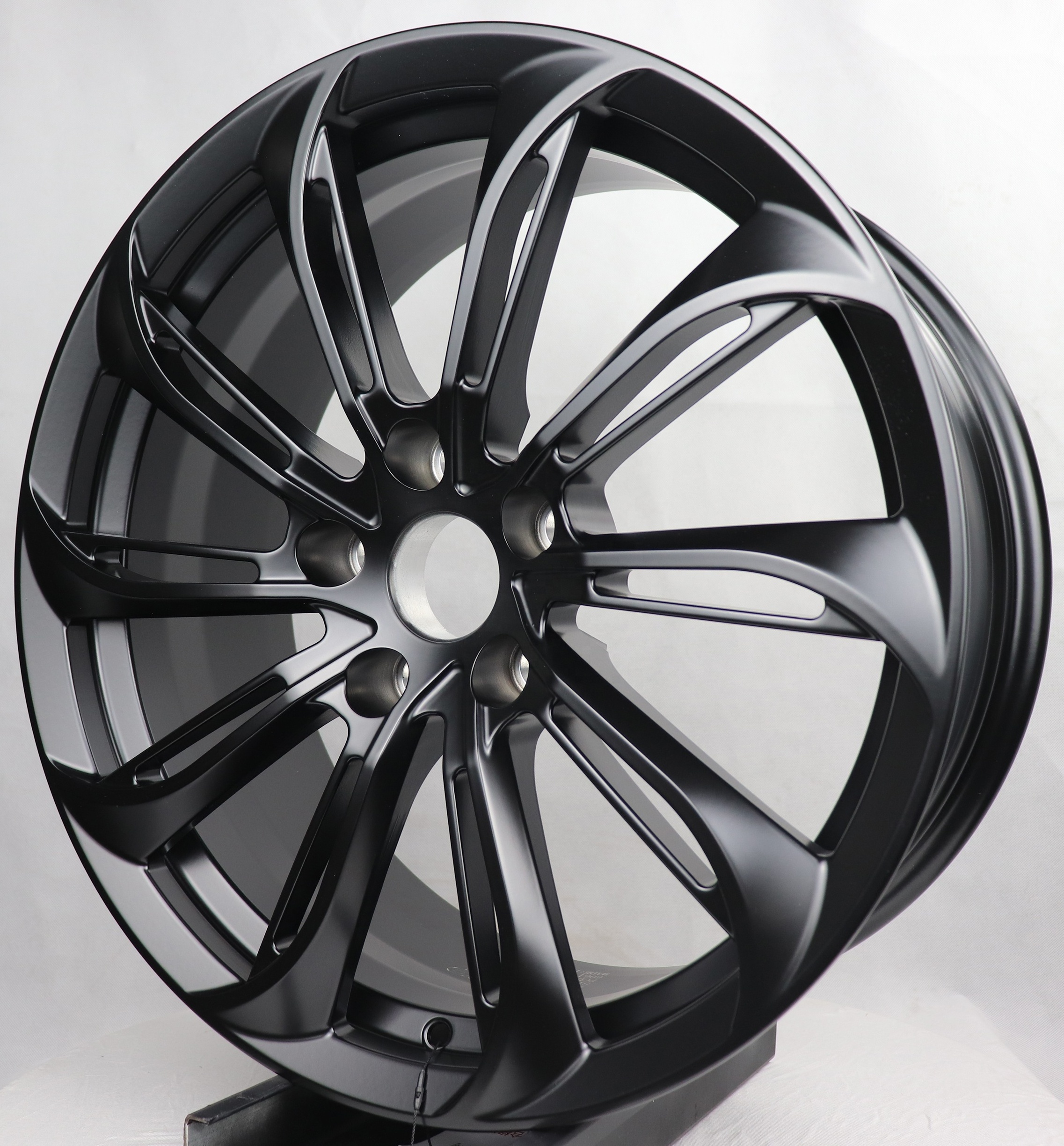 Flrocky Top Level Matte Black 5X114.3 Forging Alloy Wheels 18 Inch 5 Hole Monoblock Forged Wheel Rims For Tesla