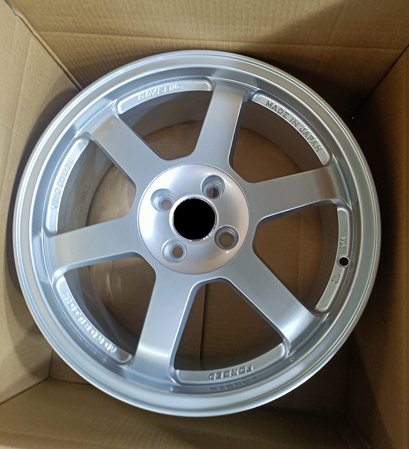 5x100 5x112 5x114.3 17 18 19 20 Inch Forged Car Rims Bronze Forged Sport Rim TE37 Saga High Performance Track Wheels