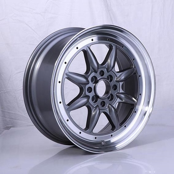 Full Size Deep Dish Pink Black Silver 14 15 Inch 4/8*114.3/100/108/105/110/112 Passenger Car Wheel Rims Multi Color