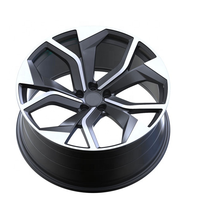 Hot Sale Gun Gray Silver 16 17 18 19 20 21 22 23 24 Inch  Black  Step Lip 5X150 5X112 5X114.3 5X120mm Alloy Wheels Rims For Audi