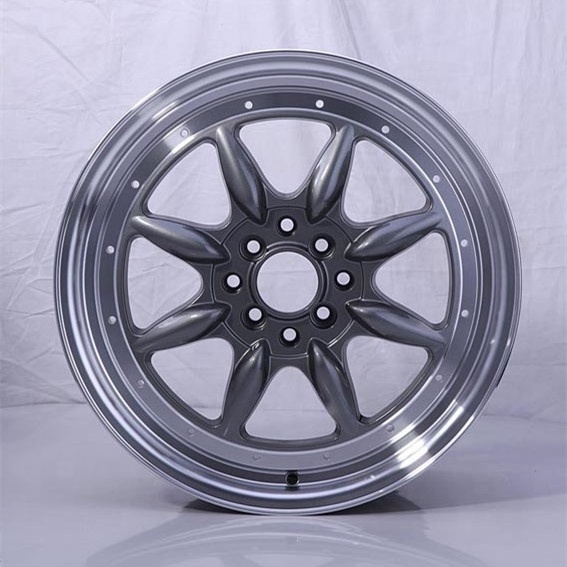 Full Size Deep Dish Pink Black Silver 14 15 Inch 4/8*114.3/100/108/105/110/112 Passenger Car Wheel Rims Multi Color