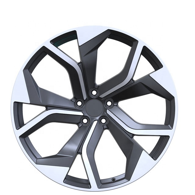 Hot Sale Gun Gray Silver 16 17 18 19 20 21 22 23 24 Inch  Black  Step Lip 5X150 5X112 5X114.3 5X120mm Alloy Wheels Rims For Audi