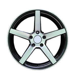 car alloy wheels 14 15 inch 4 5 8 hole alloy wheel rim with bule red lip universal car rim wheel 14 15 16 inch