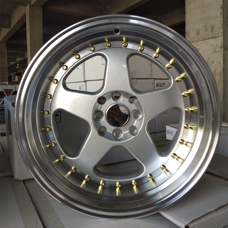 Tao Deep Dish Five Spoke Passenger car wheels 15x7.5 15x8 16x8 16x9 17x9 17x10 4x100 5x100 4x114.3 5x114.3 8x100 8x114.3 ET10-35