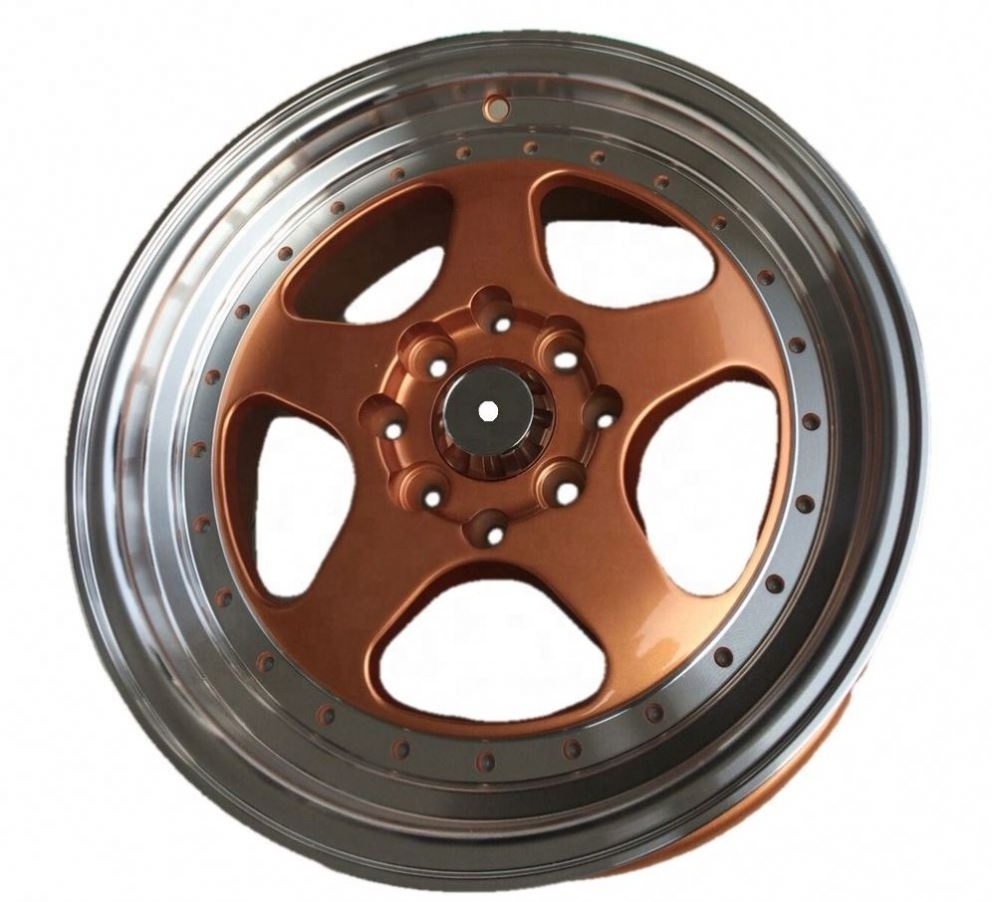 Flrocky Staggered Deep Dish Racing Aluminium Wheel Rim 14