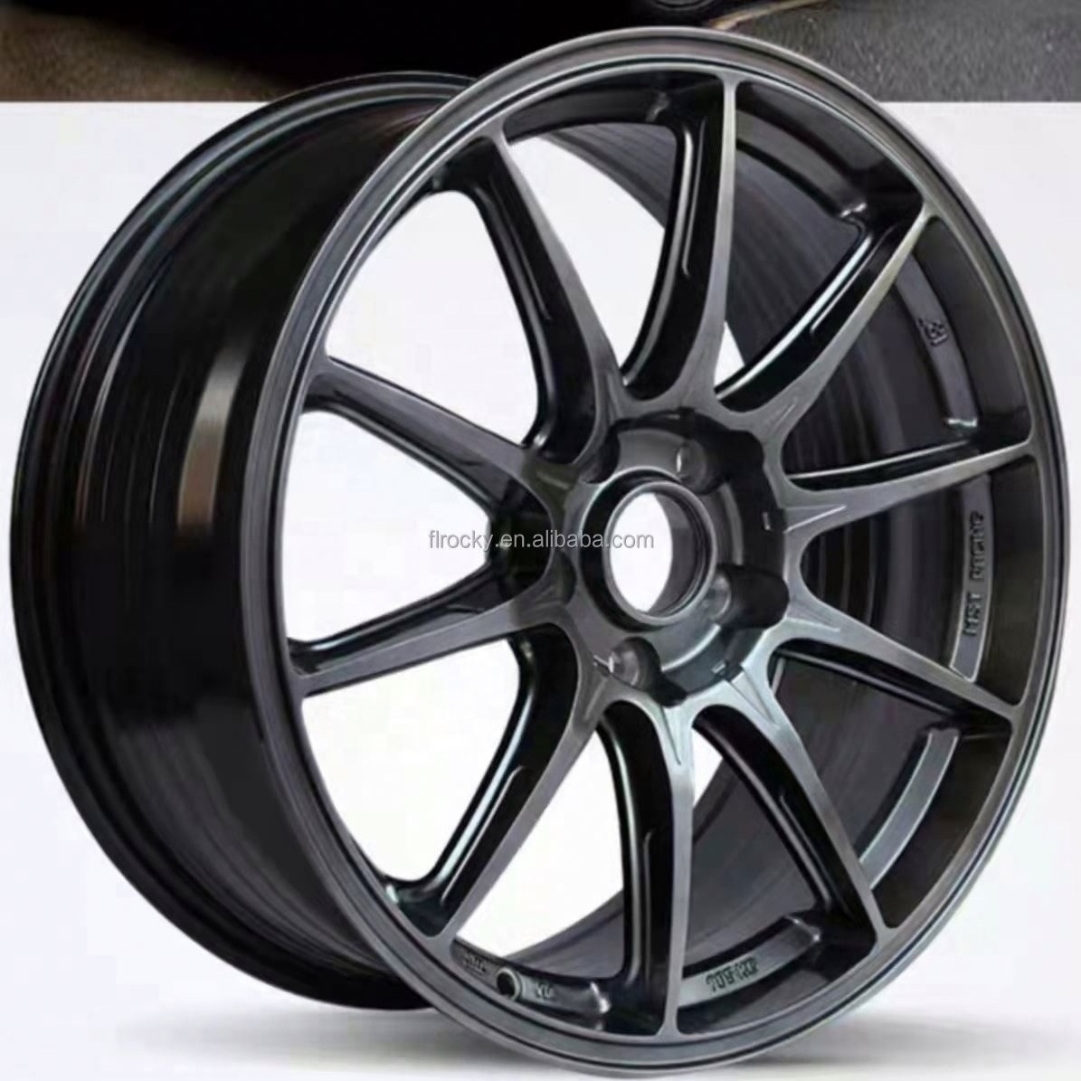 17 18 Inch 10 Ten Spokes GT Series Design Alloy Wheel Aluminum Rim For OZ Racing Hyper GT HLT