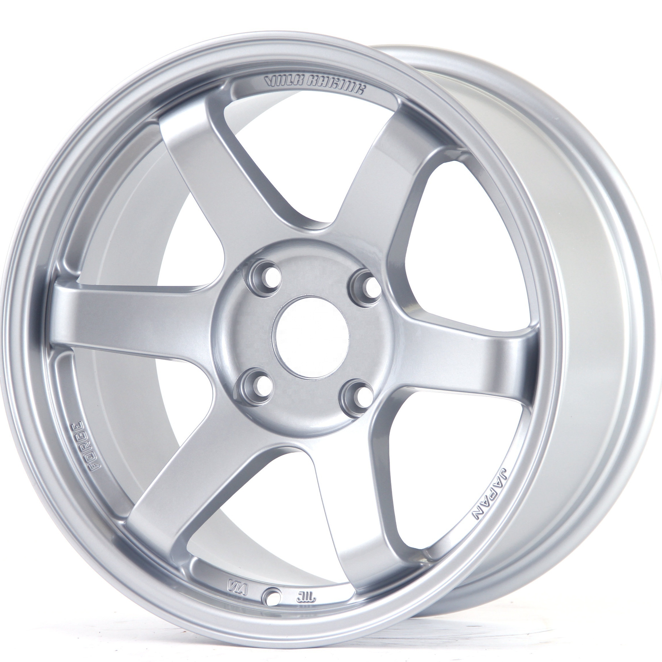 Flrocky JDM Style 14 15 16 17 18 19 20 Inch 4 5 8 Lugs Concave Aluminum Rims Passenger Car Alloy Wheel For TE37