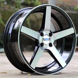 Flrocky Machine Face 16  17 18 19  Inch Black Rims 5 Holes Rines Aluminum Car Alloy Wheel For  for the other wheels