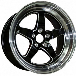 Brook Flrocky 18 Inch 18X9.5 18X10.5 5X114.3 20 Et 5 Spokes Staggered Deep Dish Front And Rear Wheels For Sale