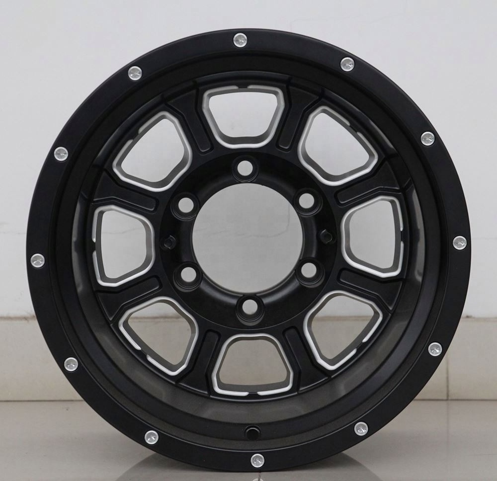 Flrocky Zhang 15X10 16 Inch 16X10 5X114.3 6X139.7 -44 Et Negative Offset 4X4 Deep Dish Offroad Suv Wheels For Sport Car Rim