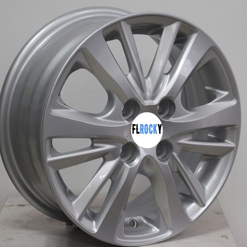 Flrocky Zhang cheap price 14 15 inch 4*100 passenger car wheels car rims for VIOS YARIS