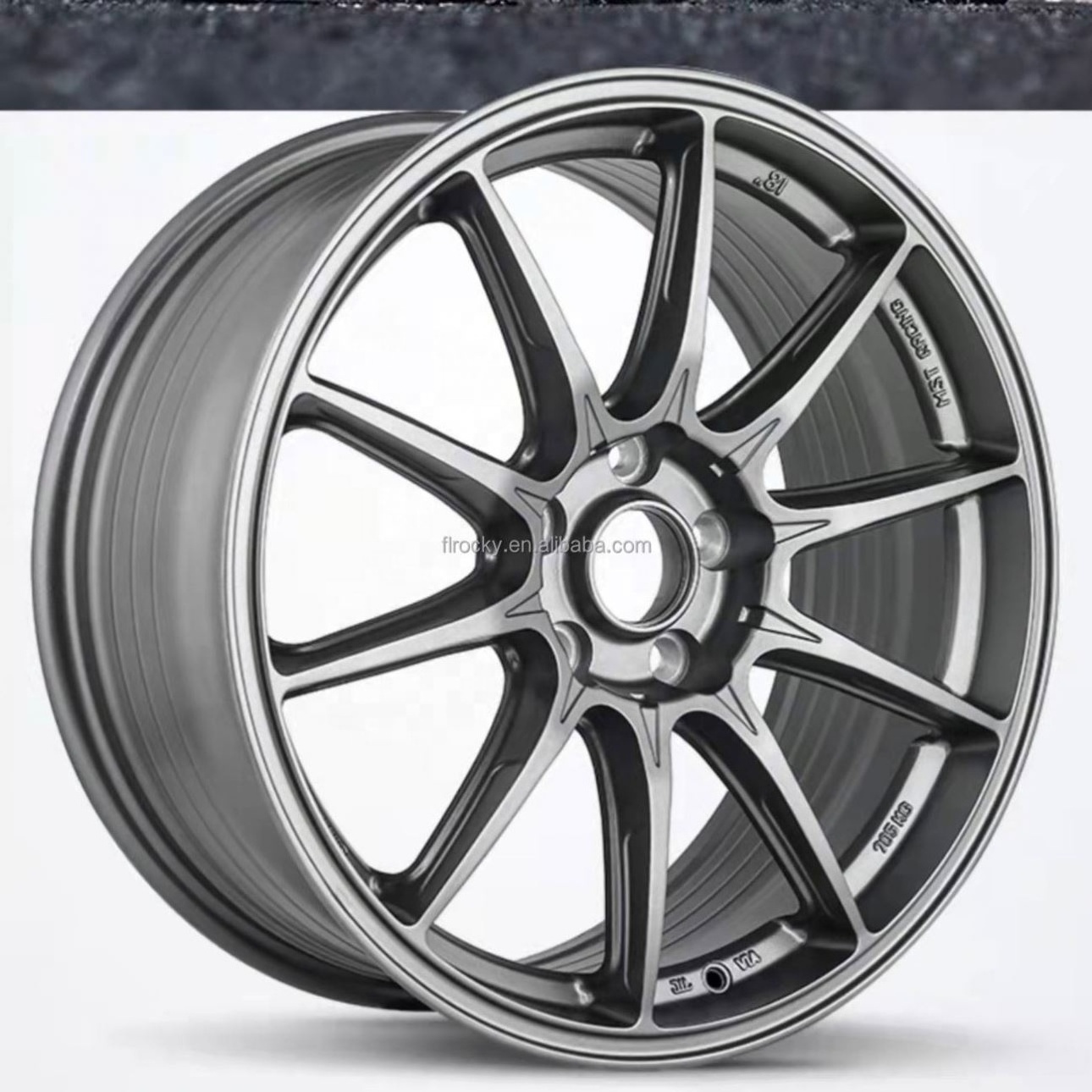 17 18 Inch 10 Ten Spokes GT Series Design Alloy Wheel Aluminum Rim For OZ Racing Hyper GT HLT