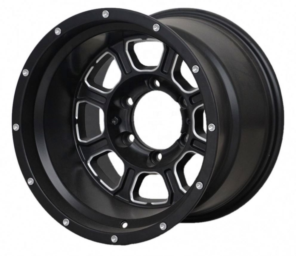 Flrocky Zhang 15X10 16 Inch 16X10 5X114.3 6X139.7 -44 Et Negative Offset 4X4 Deep Dish Offroad Suv Wheels For Sport Car Rim