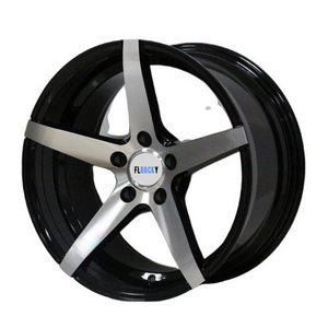 Hot selling 5 double spokes matte black 18 inch  5x100 5x112 5x120  casted car rims