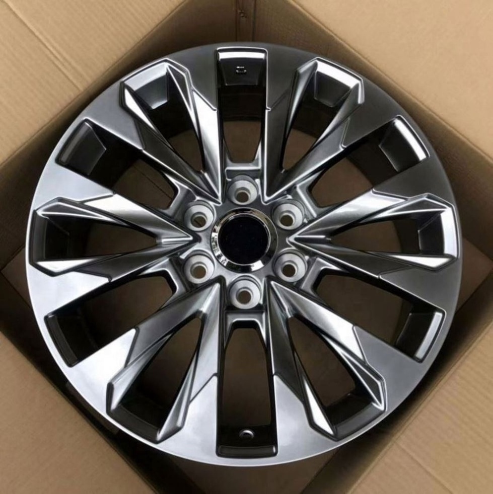 Best Selling 18X8 20X8 Inch Alloy Wheels 4X4 Car Rims Hyper Black With PCD 6X139.7Land Cruiser