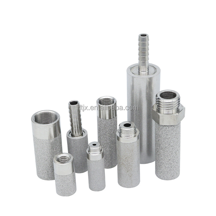 Stainless steel powder sintered filter porous metal gas diffuser filter tube stainless steel sintered liquid filter cartridge