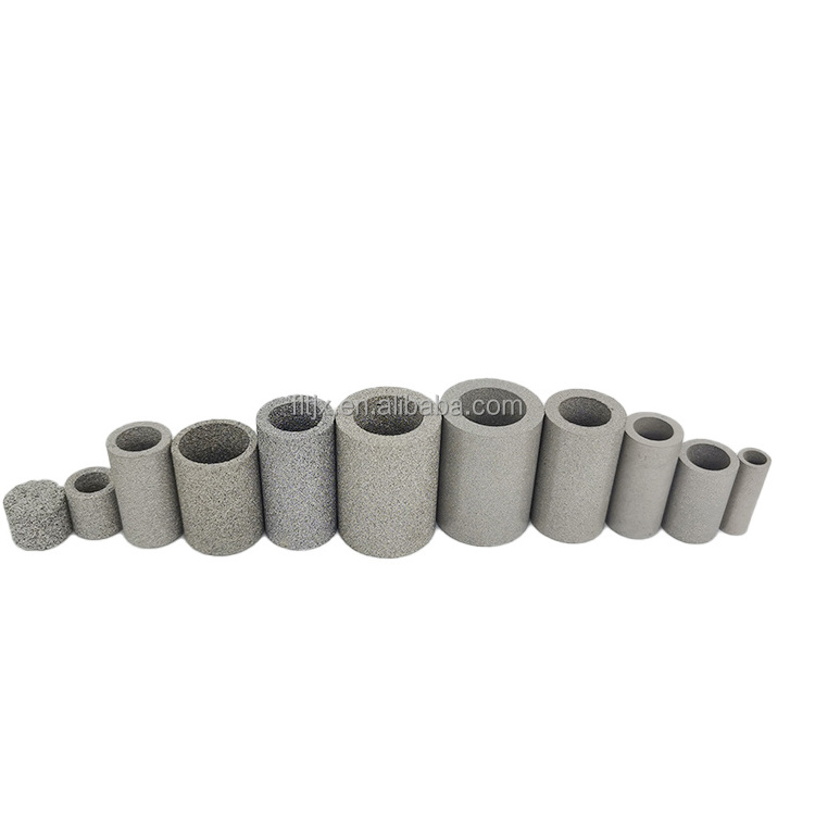 Custom metal multilayer powder sintered filter tube stainless steel porous sintered filter tube stainless steel filter cartridge