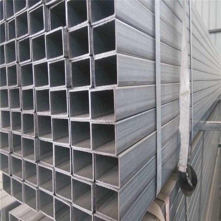 Erosion-resisting non-metallic materials Galvanized steel square tube  large supply Galvanized steel square tube