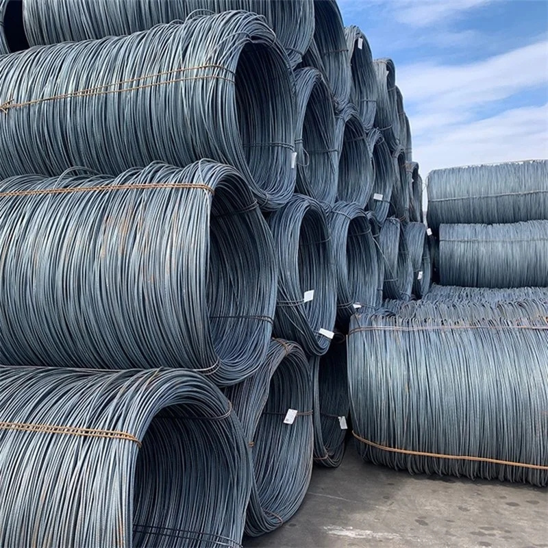 Hot rolled 6.3mm 8mm 10mm 12.5mm steel wire rod in coils / CA50 deformed steel bar in coils for building