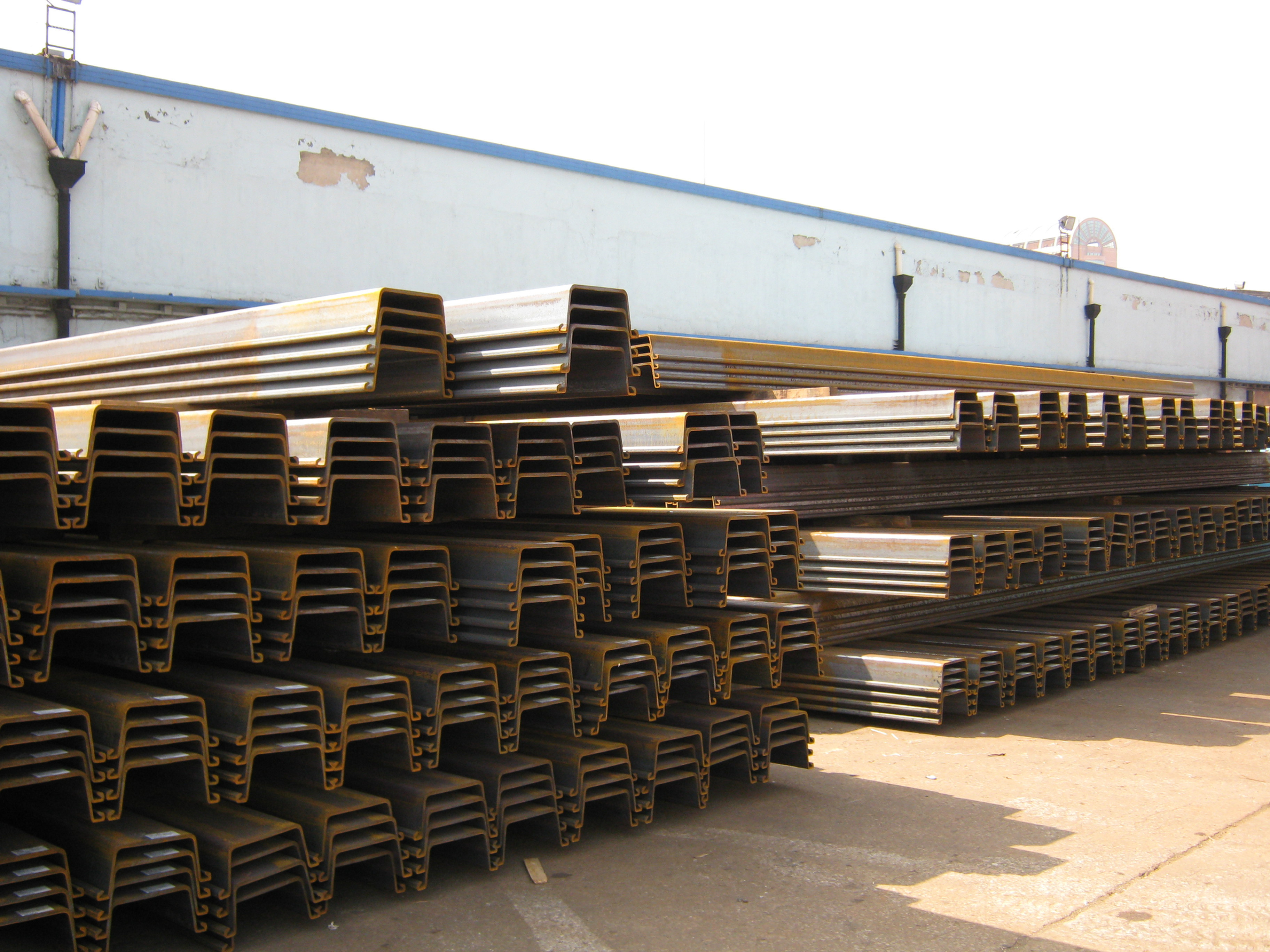 High Strength Sy295 345b Hot Rolled U Type Concrete Larsen Steel Sheet Pile in Stock