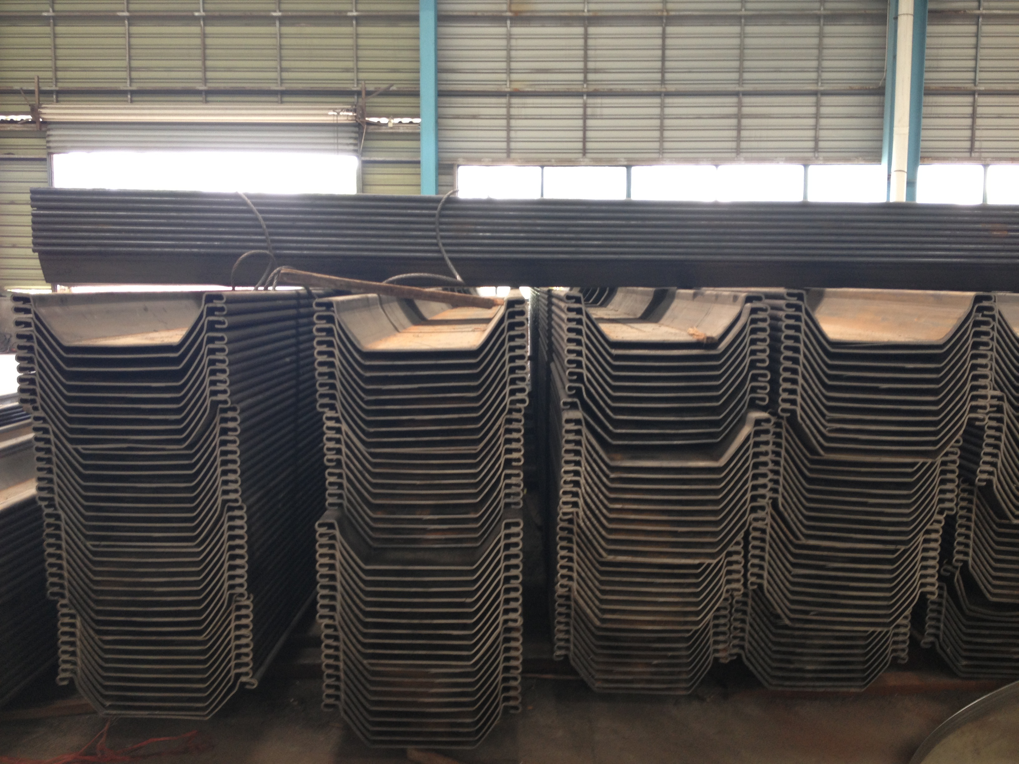 High Strength Sy295 345b Hot Rolled U Type Concrete Larsen Steel Sheet Pile in Stock