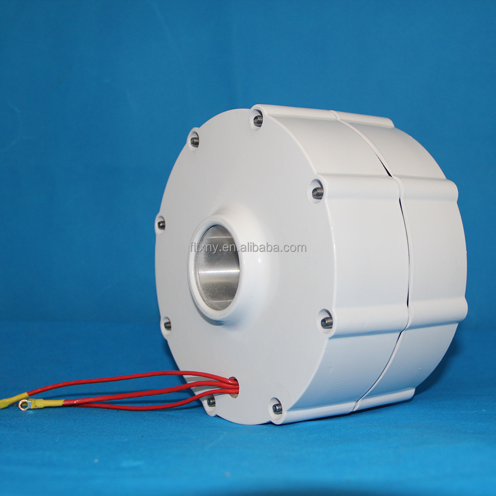 100W 200W 300W 12V24V Three-phase AC Permanent Magnet Generator 750RPM Low Speed Wind Turbine Motor AC Alternator