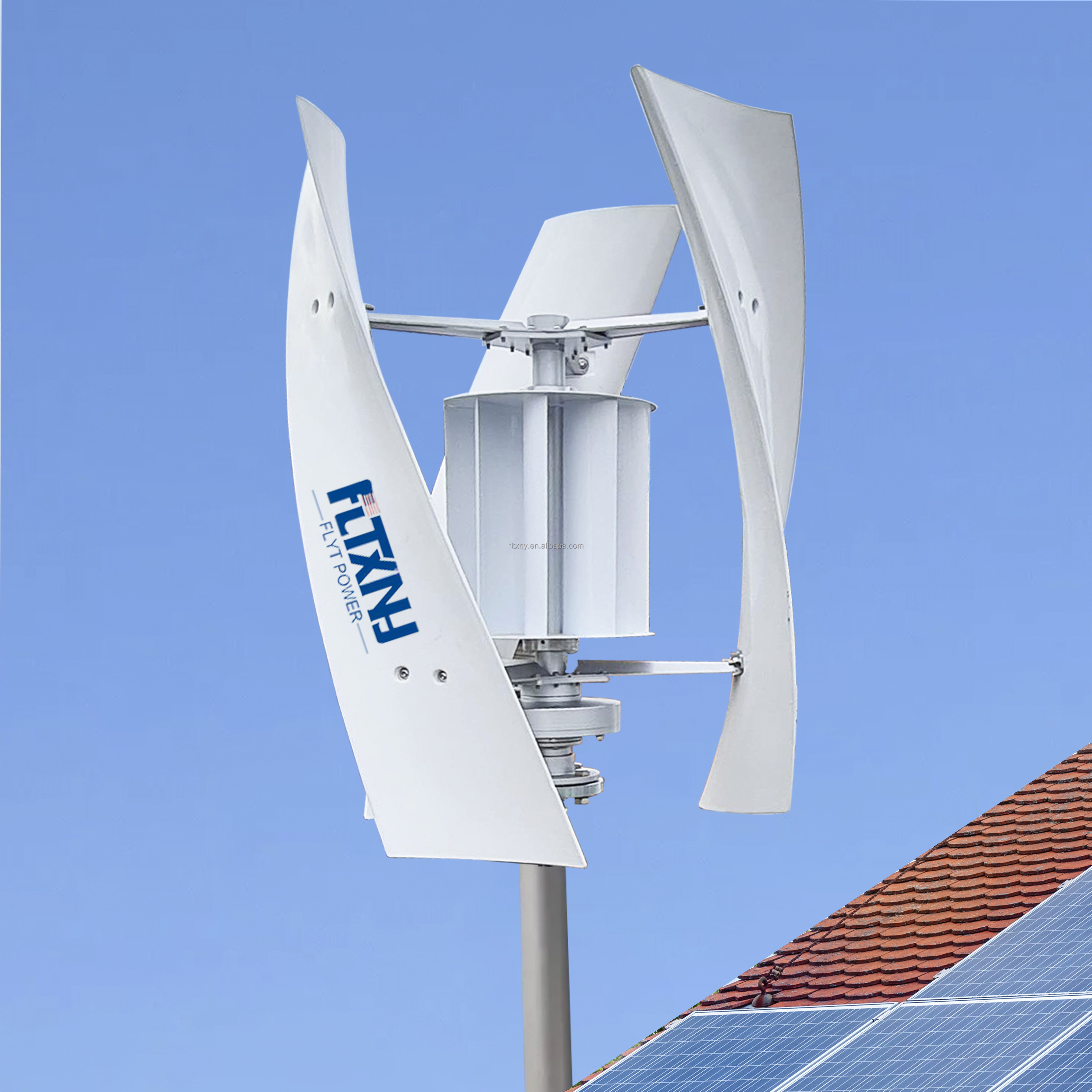 20Kw Wind Turbine 500W 800W 1Kw 2Kw 3Kw 100Kw 12V 48V 96V 24V Vertical Axis Windmill Home Wind Turbine