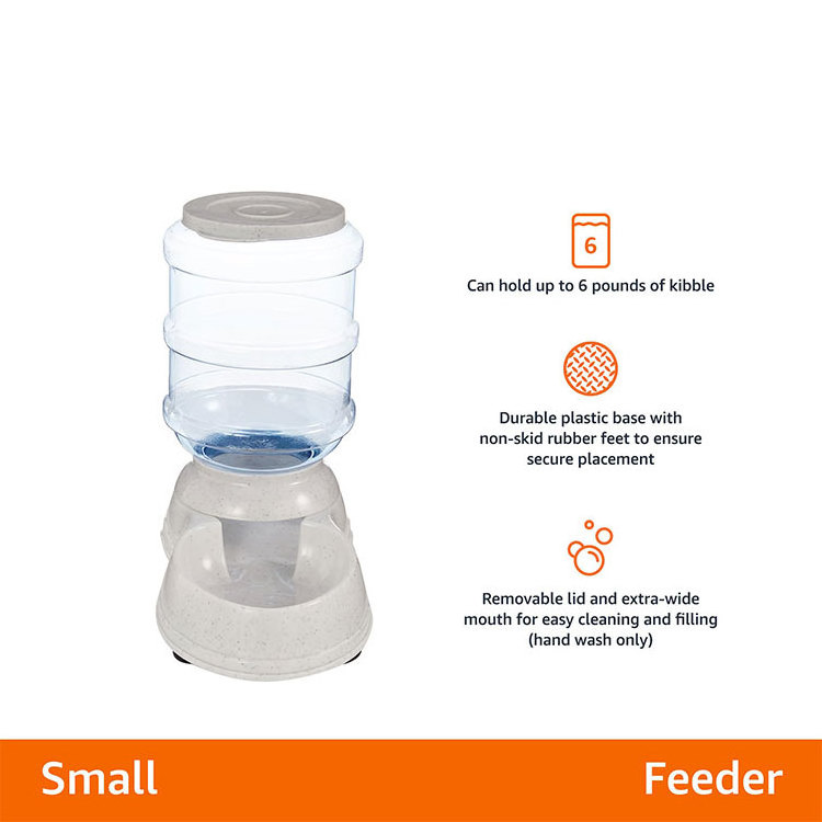 Pet Drinking Fountain Automatic Waterer And feeder For Cat, Dog, Small