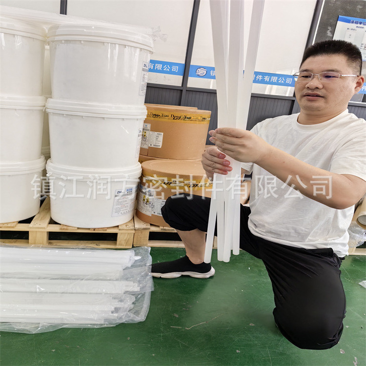 factory rod PTFE extrude rod plastic stick chemical resistant fluoroplastic extruded PCTFE rod