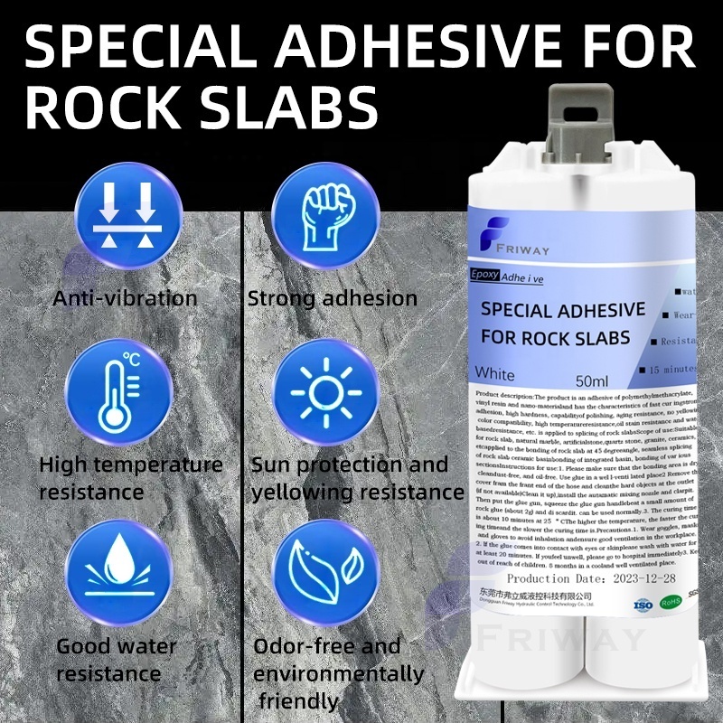 100ml super epoxy resin adhesive two component transparent epoxy AB glue for Bonding of Rock Board