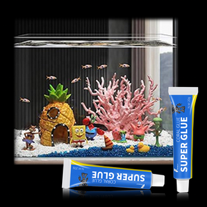 High Quality Transparent Fast Curing Super Glue,Fish tank decoration glue gel for bonding Moss water plant,coral,wood,stone