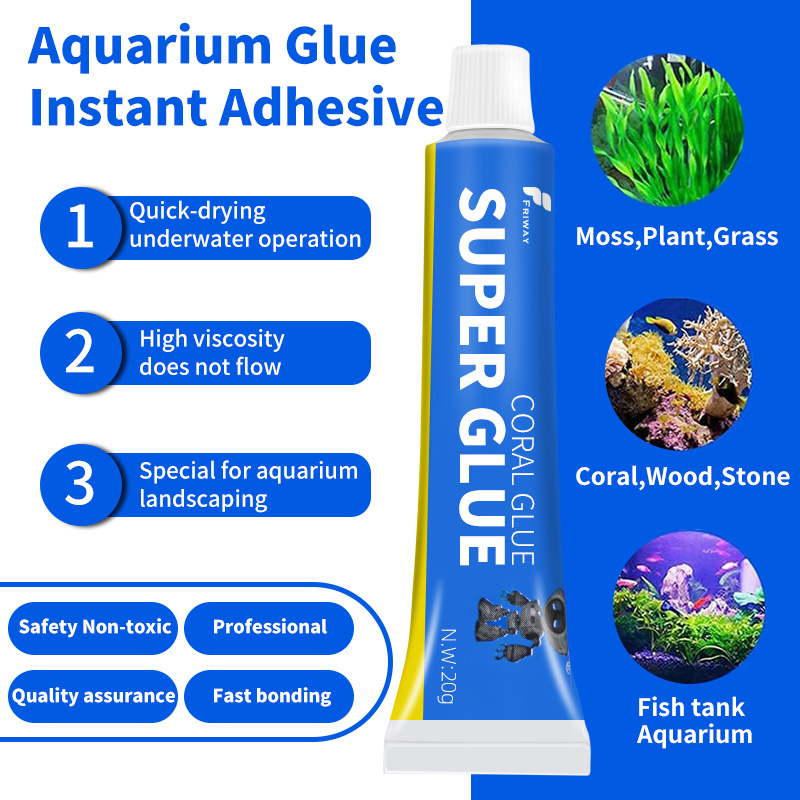 Wholesale selling fish tank moss glue plant glue fish tank coral reef jewelry fish tank landscaping moss glue