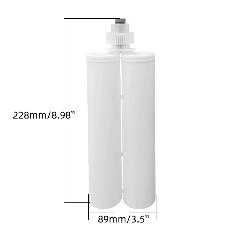 F-F400-11PA Side Caulking Two Component Sealant Glue 2-component Adhesive Double Dual Tube Ab Epoxy Gun Cartridge 400Ml Syringe