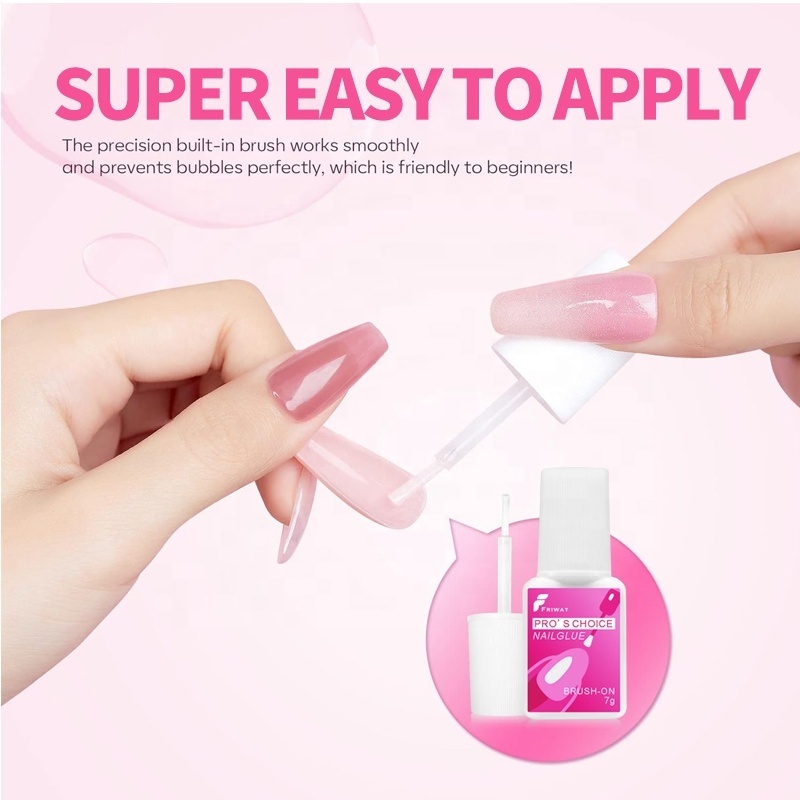 Wholesale High Quality Wholesale Cheap 7g Nail Glue Mini Professional OEM Beauty Nail False Art Decoration Tips Nail Glue