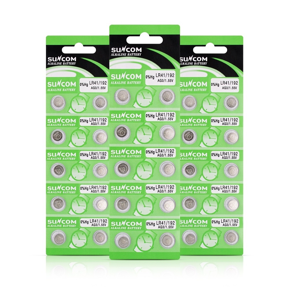 Lr41  Alkaline Button Battery 0 Mercury Battery Ag3 Alkaline Button Cell Lr41 Battery For Sales