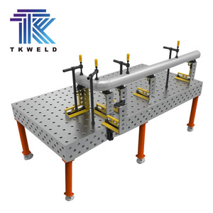 TKrobot Hot Sale Three Dimensional Flexible Platform Cast Iron Heavy Duty Welding Table  With Clamping Accessories System