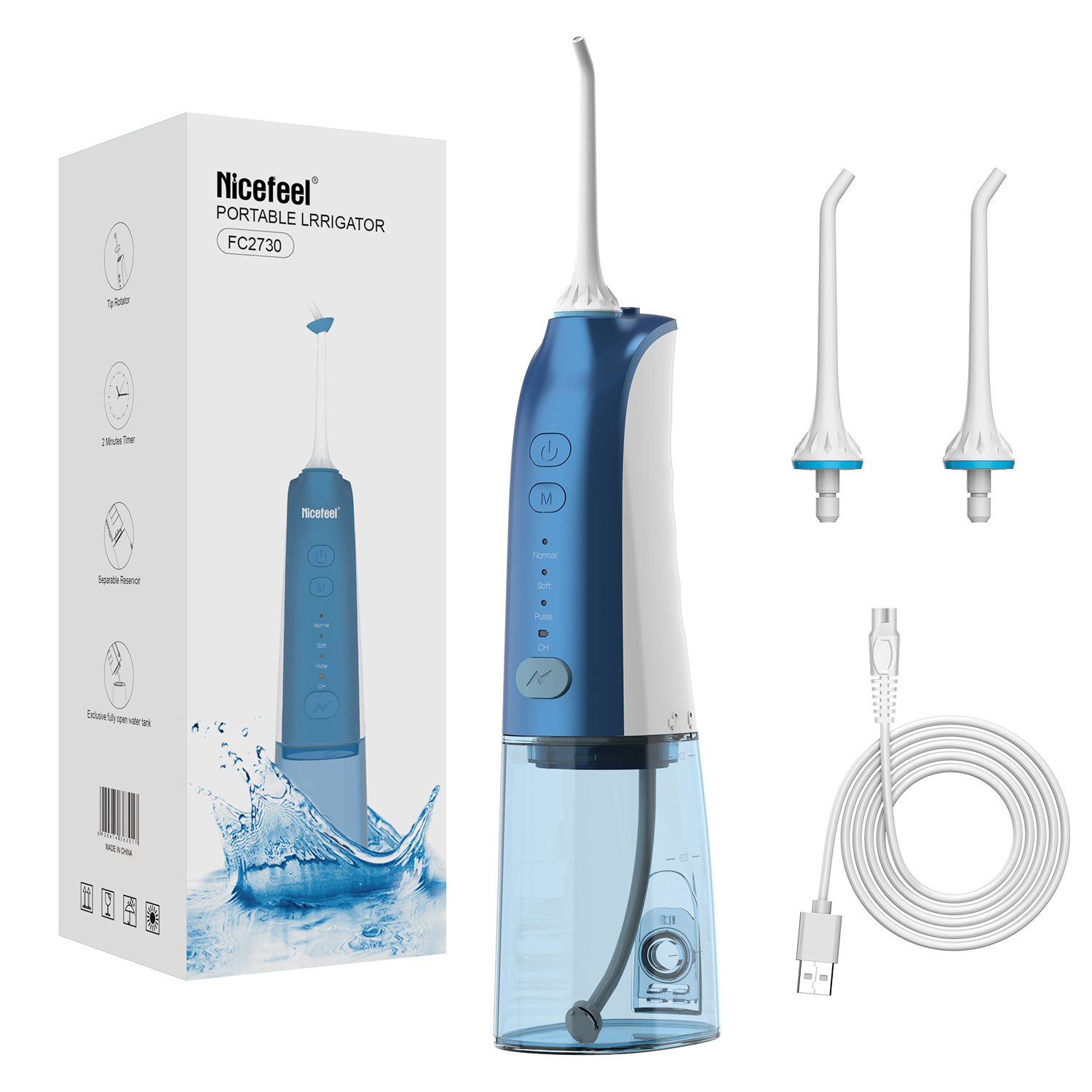 Electric Cordless Portable Care Water Tooth Pick Dental Cleaner Teeth Water Flosser