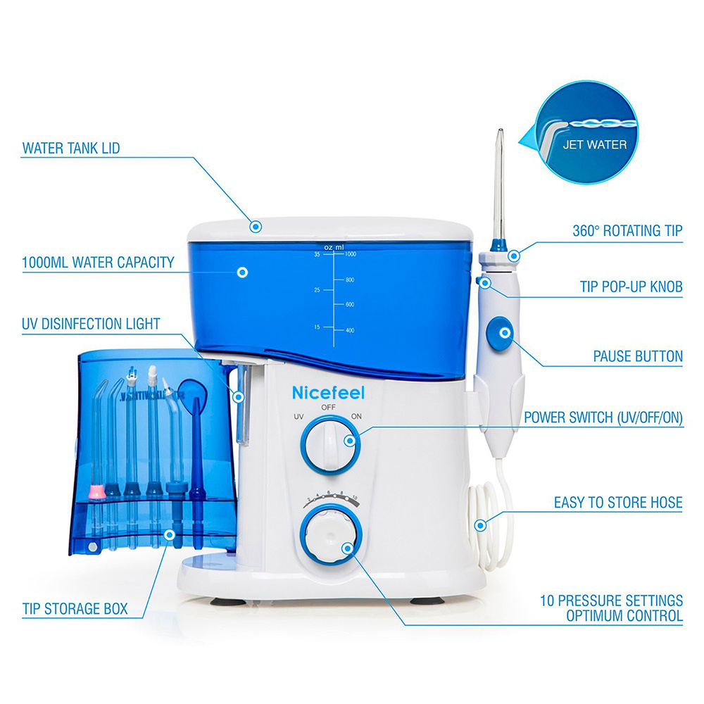 Teeth Washing Machine High Pressure Dental Water Flosser Oral Irrigator