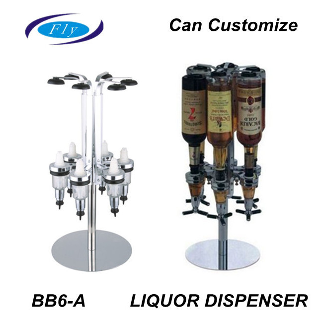 [ Metal Liquor Dispenser. metal drink dispenser.rotary liquor dispense.BB3-C/3 bottle