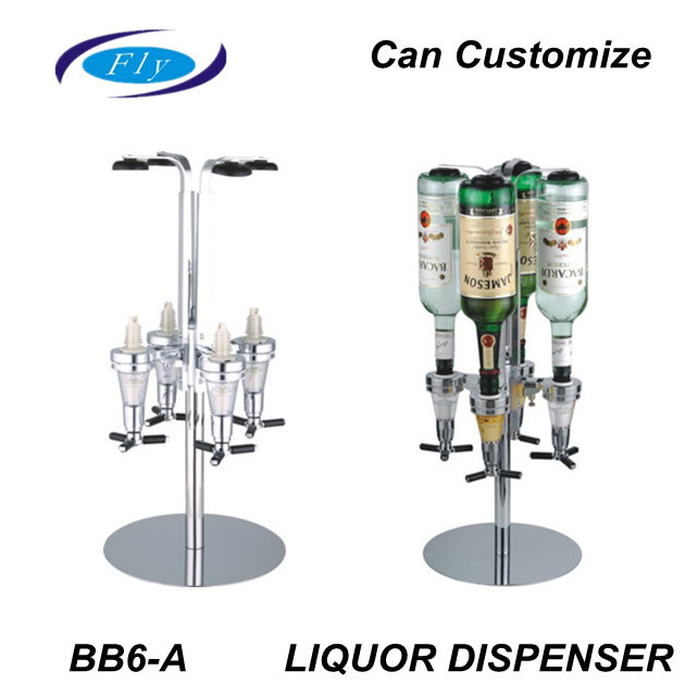 [ Metal Liquor Dispenser. metal drink dispenser.rotary liquor dispense.BB3-C/3 bottle