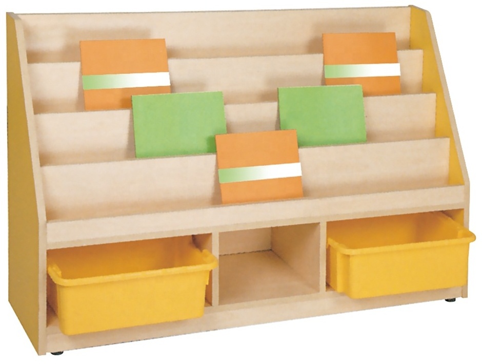 Nursery daycare center kindergarten school furniture environment MDF board kids cabinet furniture storage