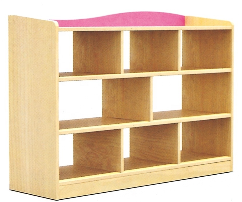 Modern children bedroom furniture preschool dormitory wooden toys storage kids wardrobe