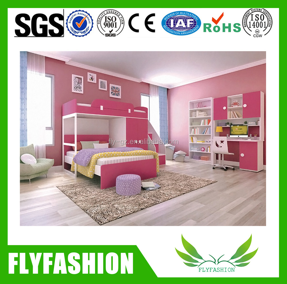 Kids Furniture Wood Modern Kids Beds for Twin Girls Bedroom Furniture loft bed bunk bed kids kindergarten wooden furniture