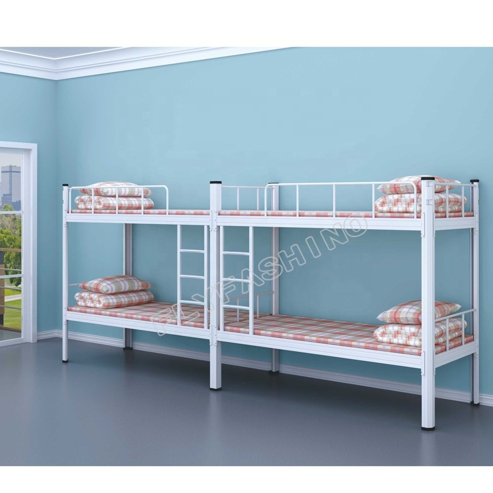 Cheap price simple design easy installation knock-down structure primary school dormitory kids bunk bed