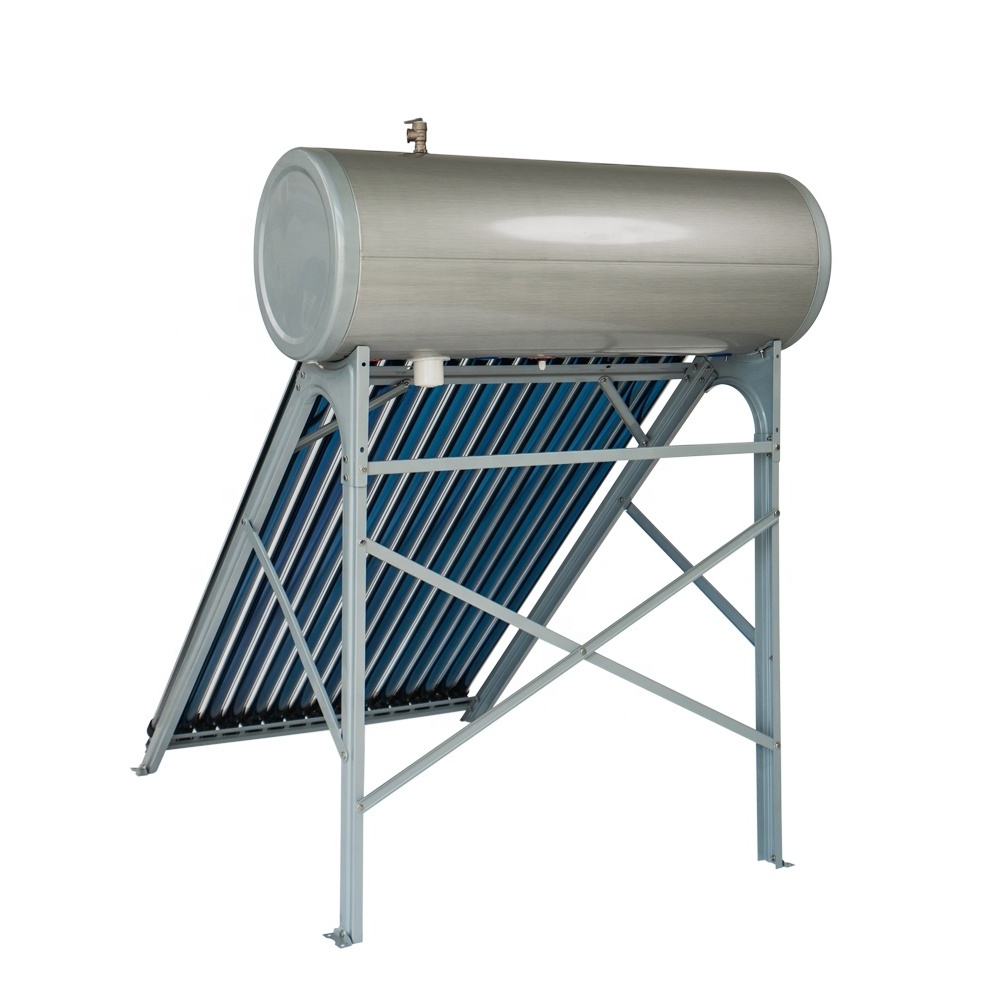 Compact Pressure Heat Pipe Solar Water Heater Stainless Steel Evacuated Tube Free Spare Parts in Good Quality with Cheaper Price