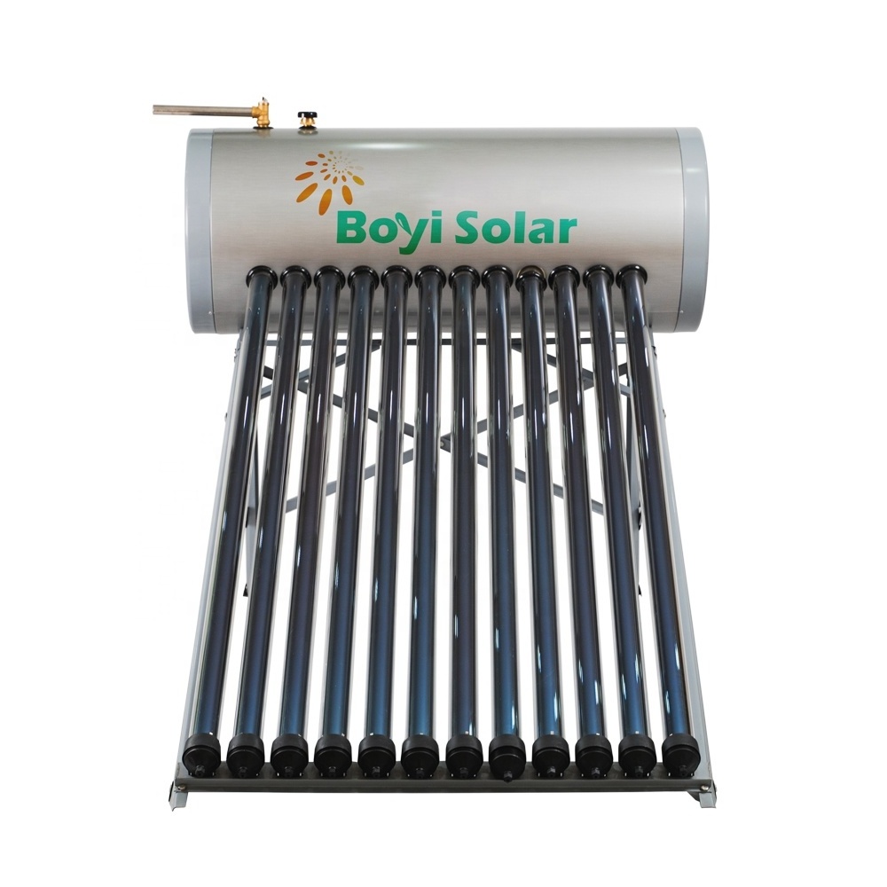 Compact Pressure Heat Pipe Solar Water Heater Stainless Steel Evacuated Tube Free Spare Parts in Good Quality with Cheaper Price