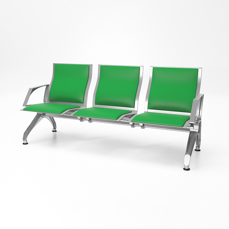 Flya 3-seats Public Waiting Area Hospital Airport Waiting Bus Station Subway Train Waiting Chair