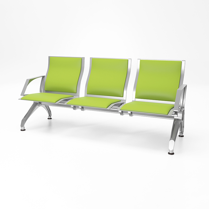 Flya 3-seats Public Waiting Area Hospital Airport Waiting Bus Station Subway Train Waiting Chair